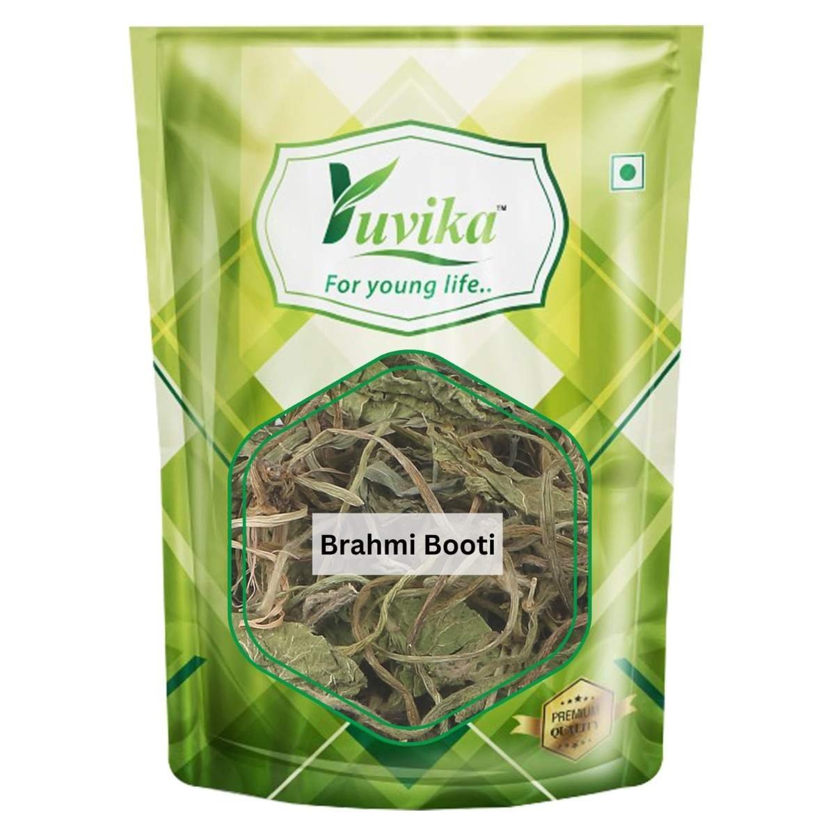 uk71rDvr0xRgL-1.jpg YUVIKA Brahmi Booti - Gotu Kola - Bacopa Monnieri Linn - Indian Pennywort (400 Grams) - Fast UK Delivery - Image 1