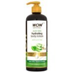 WOW Skin Science Aloe Vera Body Lotion for Ultra Light Hydration - All Skin Type - 400ml - Fast UK Delivery