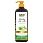 WOW Skin Science Aloe Vera Body Lotion for Ultra Light Hydration - All Skin Type - 400ml - Fast UK Delivery