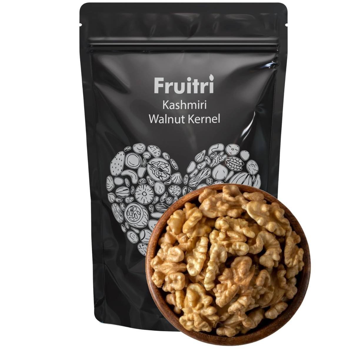 uk71rPeNdcrlL-1-1.jpg Fruitri Premium Kashmiri Walnut Kernels|400 Gram|Fresh And Natural, Walnuts Without Shell, Akhrot Giri, Walnut Kernel, Perfect For Snacking And Cooking - Fast UK Delivery - Image 1