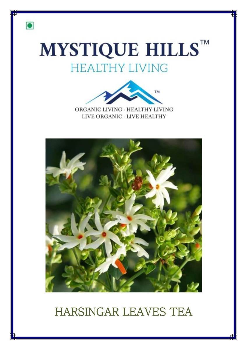 uk71rdedPiodL-1.jpg Mystique Hills Harsingar Leaves Herbal Tea, Parijat (100 g) - Fast UK Delivery - Image 1