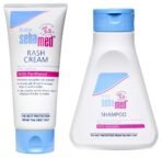 SebaMed Baby Rash Cream, 100ml & Baby (Children) Shampoo 150ml Combo - Fast UK Delivery