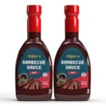 Abbie's BBQ Sauce Hot 1020 g (510 g X 2 units) Perfect on the barbeque grill l Enjoy with Grilled Vegetables & honey glazed meats| Add to pizza sauce for smoky zing| Mix with Mozzarella cheese onto your Pizza Base - Fast UK Delivery