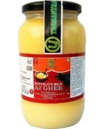 Yugmantra Organic Foods - 100% Pure Natural Desi Buffelo Ghee in Glass Bottle Prepared from Vedic A2 Milk Bilona Method-1000 ml - Fast UK Delivery - Image 4