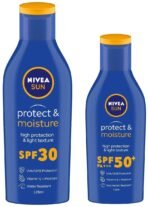 Nivea Sun Lotion For Oily Skin, Spf 30, With UVA & UVB Protection, 125 Ml & Sun Lotion For Oily Skin, Spf 50, With UVA & UVB Protection, 75 Ml, Pack Of 1 - Fast UK Delivery