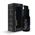 Ayouthveda Sparkling 24K Nano Elemental Gold Night Cream|Enriched with 24k Gold & Kashmiri Saffron|Reduces Fine Lines, Nourishes Skin, Improves Skin Firmness|(Pack of 1-30g) - Fast UK Delivery