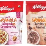 Kellogg's Crunchy Granola Almonds and Cranberries 460g + Kellogg's Crunchy Granola Chocolate & Almonds, 450 g - Fast UK Delivery