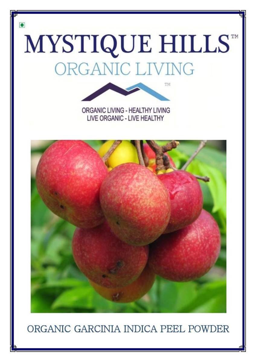 uk71sKDAy9rpL-1.jpg Mystique Hills Organic Garcinia Indica Peel Powder, Kokum, 100 g - Image 1