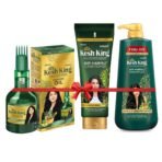 Kesh King Anti Hairfall Shampoo 600ml + Kesh King Oil 300ml + Kesh King Conditioner 200ml - Fast UK Delivery