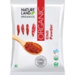NATURELAND ORGANICS Red Chilli Powder/Lal Mirch 200 Gm - Organic Healthy Spices - Fast UK Delivery
