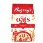 Bagrry's White Oats 1Kg | Breakfast Cereal, Instant Oats Breakfast, Natural Whole Grain| High Soluble Fibre | Protein Goodness | Non GMO | Oats - Fast UK Delivery