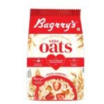 Bagrry's White Oats 1Kg | Breakfast Cereal, Instant Oats Breakfast, Natural Whole Grain| High Soluble Fibre | Protein Goodness | Non GMO | Oats - Fast UK Delivery
