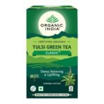organic india Tulsi Green Tea Infusion Bags- 25 Tea Bags - Fast UK Delivery