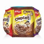 Kellogg's Chocos Variety Pack | Breakfast Cereal for Kids | Pack of 3 | 3 x 168g | 504g - Fast UK Delivery