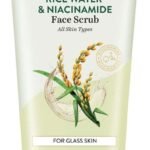Biotique Rice Water & Niacinamide Deep Cleanse Gel Face Scrub for Smoother, Radiant and Brighter Skin|Glass Skin |Unclogs Pores|For Men & Women- 100ml - Fast UK Delivery