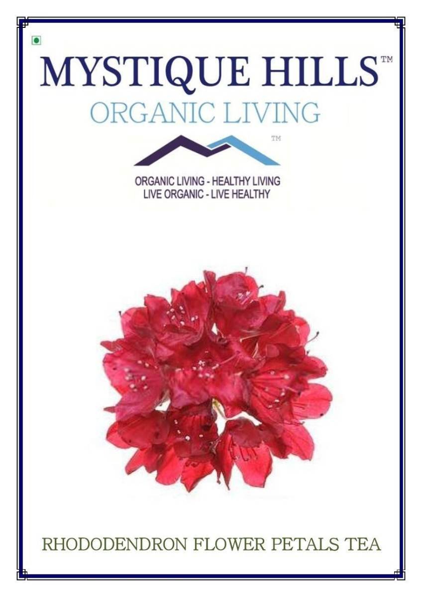 uk71tEXW6VBRL-1.jpg Mystique Hills Organic Rhododendron Flower Tea 100 g - Fast UK Delivery - Image 1