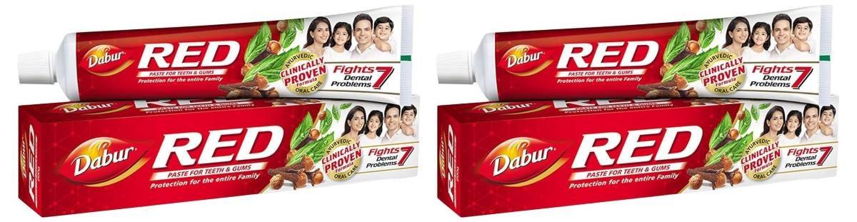 uk71tQDnXIAlL.jpg Dabur Red Toothpaste - 200g | World's No.1 Ayurvedic Paste | Fluoride Free|Helps in Bad Breath Treatment, Cavity Protection, Plaque Removal |For Whole Mouth Health| Power of 13 Potent Ayurvedic Herbs - Fast UK Delivery - Image 1