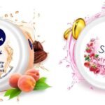 Nivea Soft Light Moisturizer Cream, Playful Peach, With Vitamin E & Jojoba Oil For Face,100 Ml & Nivea Soft Berry Blossom, Light Moisturizer For Face, Hand & Body,With Vitamin E & Jojoba Oil, 100ml - Fast UK Delivery
