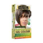 INDUS VALLEY Damage Free Natural Gel Hair Colour for Women | Ammonia & PPD Free Organic Hair Colour with 100% Grey Coverage, Long Lasting Hair Color Trial Pack (Medium Brown, 65 ml) - Fast UK Delivery
