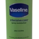 Vaseline Intensive Care Moisturiser Spray - Aloe Soothe, 190ml Bottle - Fast UK Delivery