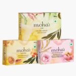 moha: Multi Soap Pack For Soft Hydrate & Nourished Skin & Face | 100gm X 3 = 300g - Fast UK Delivery