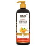 WOW Skin Science Vitamin C Body Lotion - Non Sticky & Non Greasy - Moisturising & Smoothening Care - with Vitamin C, Kakadu Plum - No Mineral Oil, Silicones & Color - 400mL - Fast UK Delivery