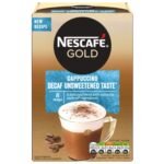 Nescafe Gold Decaf Cappuccino Unsweetened Coffee, 120 g - Fast UK Delivery