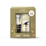 Olay Total Effects Giftpack - Day Cream with SPF 15 50gm + Cleanser 100g | Fights 7 Signs of Ageing | With Niacinamide and Green Tea Extracts | Normal, Oily, Dry, Combination Skin | Pack of 2 - Fast UK Delivery