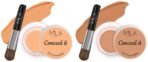 MILA Beaute Conceal It Pot Concealer | With SPF 15 & Vitamin-E For Face Makeup | Shade - (Natural Nude, 4g) Conceal It Pot Concealer For Face Makeup | Shade - (Rose Beige, 4g) - Fast UK Delivery