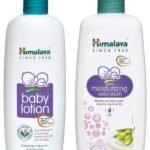 Himalaya Baby Lotion (400ml) & Himalaya Extra Moisturizing Baby Wash, 400 ml - Fast UK Delivery