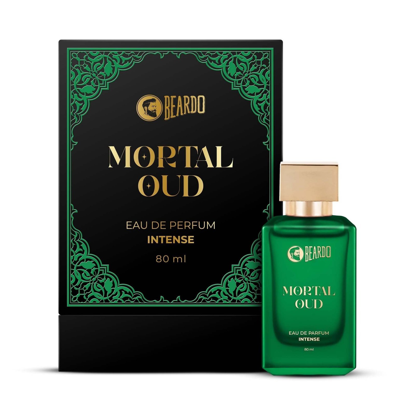 uk71vO8DNcPeL-1-1.jpg Beardo Mortal Oud Perfume for men 80ml | Oriental, Earthy scent with Honey, Citrus, Patchouli & Sandalwood notes | Long Lasting Premium Mens Perfume | All Season Eau de parfum for Men | Valentines gift for men | Gift for Men - Fast UK Delivery - Image 1