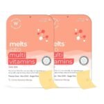 Wellbeing Nutrition Melts Plant Based Multivitamin for Men & Women for Increased Energy & Immunity | 100% RDA of Vitamin A, Vitamin B-Complex, Vitamin C, D3 K2, Ashwagandha & Ginseng (60 Oral Strips)