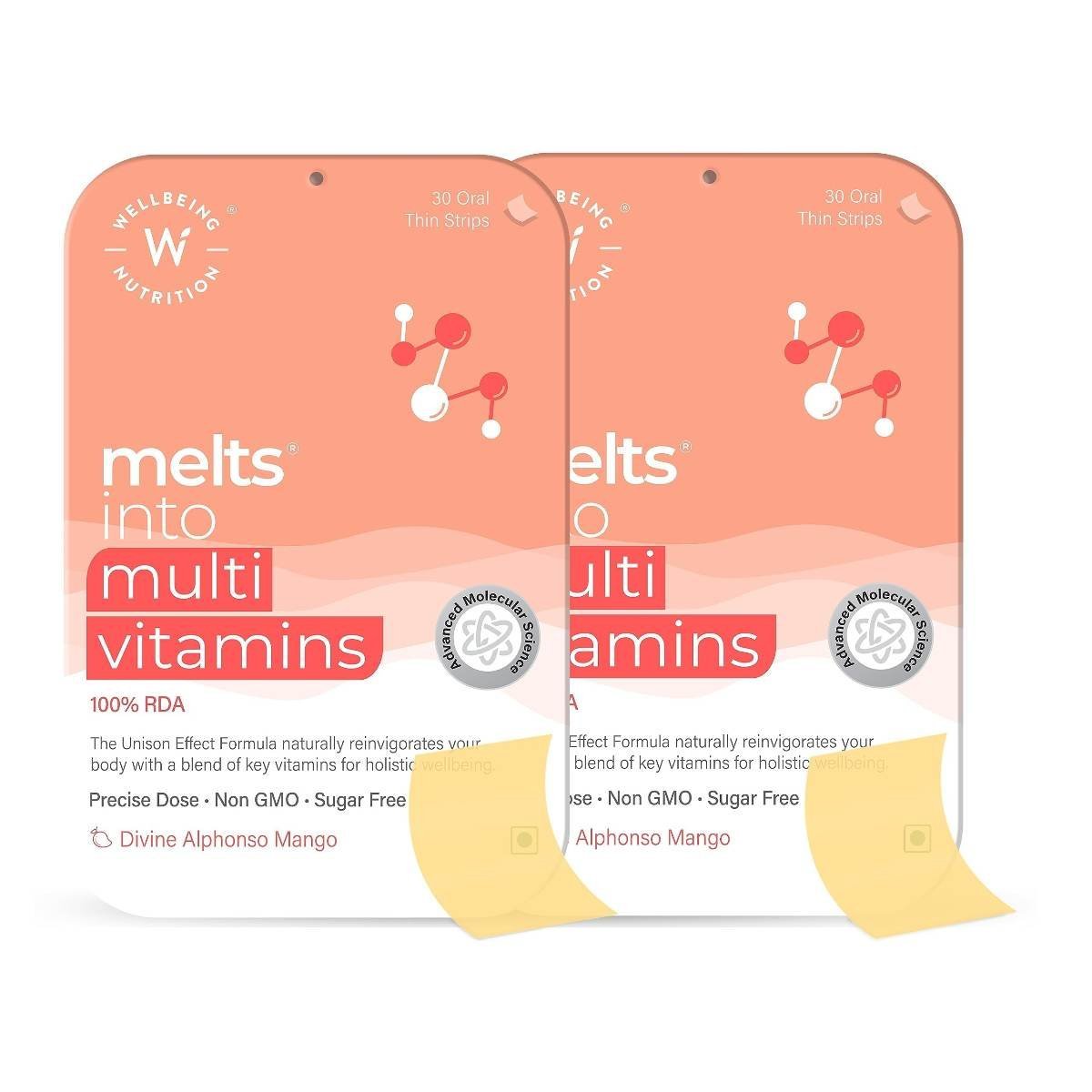uk71vXCqaRy2L-1.jpg Wellbeing Nutrition Melts Plant Based Multivitamin for Men & Women for Increased Energy & Immunity | 100% RDA of Vitamin A, Vitamin B-Complex, Vitamin C, D3 K2, Ashwagandha & Ginseng (60 Oral Strips) - Image 1