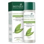 Biotique Morning Nectar Flawless Skin Moisturizer Lotion L Prevents Dark Spots, Blackheads And Blemishes L Visibly Flawless Skin L Nourishes And Hydrates Skin L All Skin Types L 190Ml - Fast UK Delivery