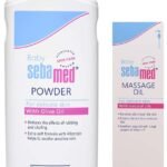 SebaMed Baby Powder, 200g & Baby Massage Oil, 150ml Combo - Fast UK Delivery