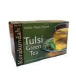 KORAKUNDAH Tulsi Green Tea | 25 Dip Tea Bags of 1 gram each | Pack of 3 | Total 75 g | India's Finest Organic Tea| Chamraj Nilgiri Tea - Fast UK Delivery