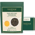 VAHDAM, First Flush Darjeeling Tea - 50+ Cups (100g) | Loose Leaf Black Tea - Flowery, Aromatic & Delicious | Champagne Of Teas | Mellow & Fragrant | Direct From India | Vacuum Sealed - Fast UK Delivery
