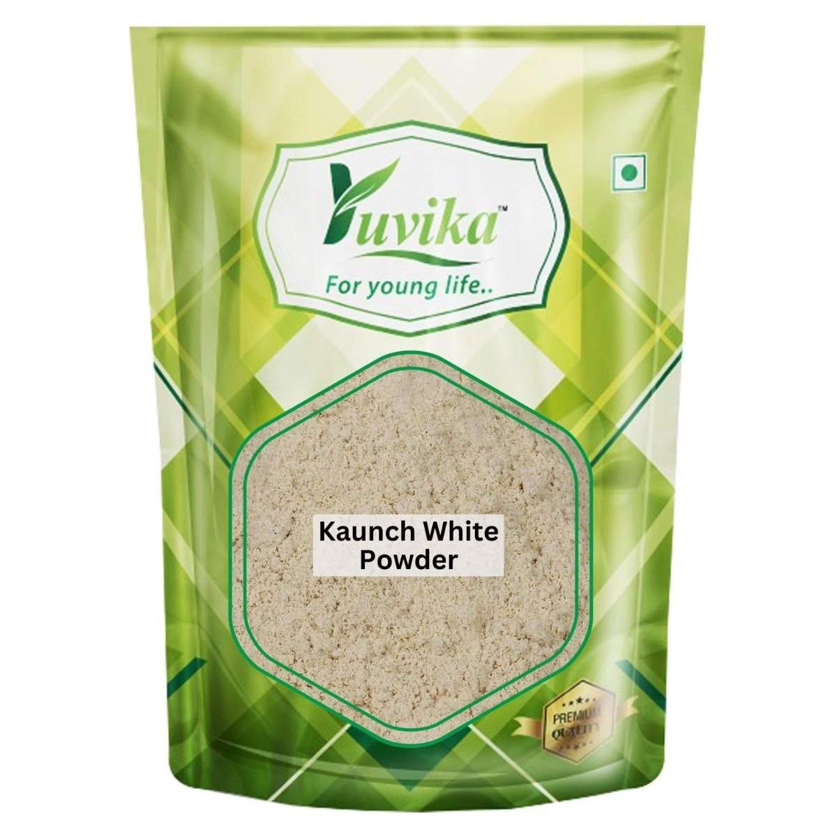 uk71xleI7koUL-1.jpg YUVIKA Kaunch Safed Powder (without Peel) - Mucuna Pruriens - White Kaunch Seeds Powder - Cowhage (200 Grams) - Fast UK Delivery - Image 1