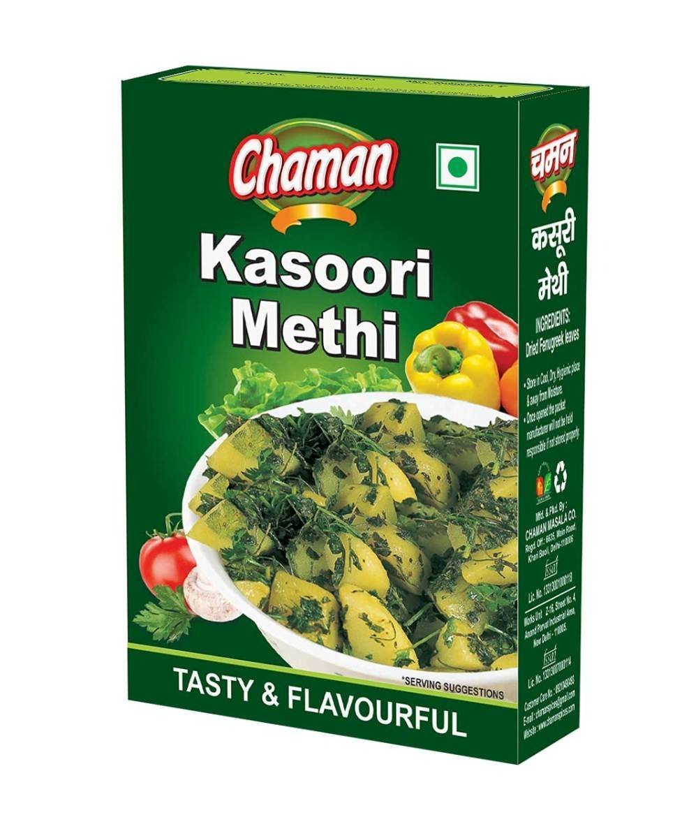 uk71xmrUkXZgS-1.jpg Chaman Kasoori Methi 25G - Fast UK Delivery - Image 1