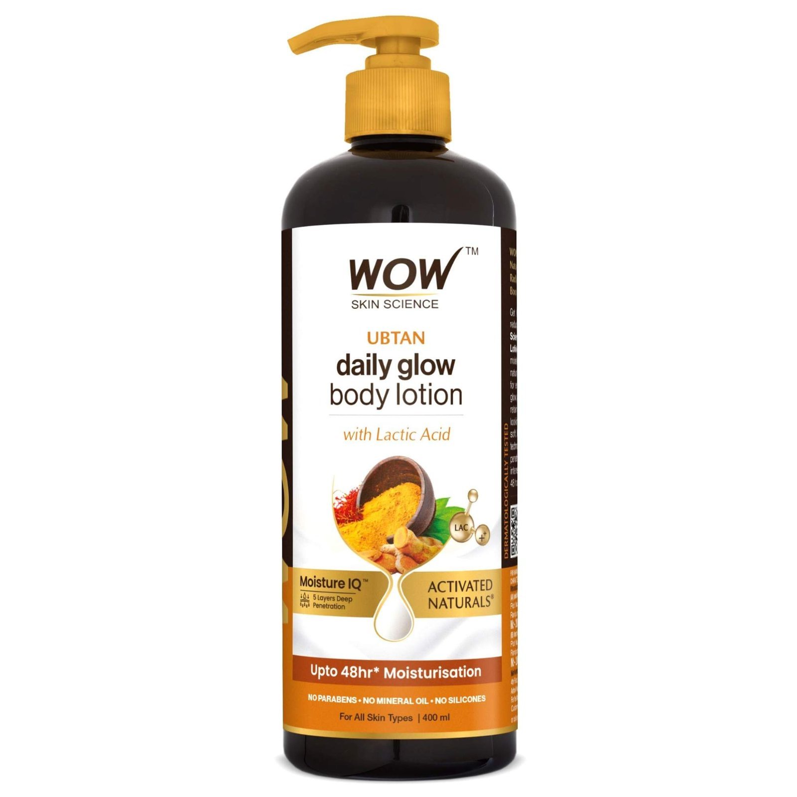 uk71xsKLtlG0L-1-1.jpg WOW Skin Science Ubtan Body Lotion- All skin type - Anti-Tanning & Smoothening Care with Saffron Extract, Sandalwood Oil - 400mL - Fast UK Delivery - Image 1