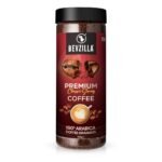 Bevzilla 200 Gram 100% Arabica Instant Classic Strong Coffee Powder | Make 100 Cups | Strong Coffee| Classic Coffee| Espresso, Latte & Cappucino| Hot & Cold Coffee | Unbreakable Jar - Fast UK Delivery