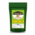 Golden Tips Cinnamon Organic Green Tea for Fast Weight and Glowing Skin Loss from Darjeeling, Assam | Lemon (40 Cups), 100 g - Fast UK Delivery