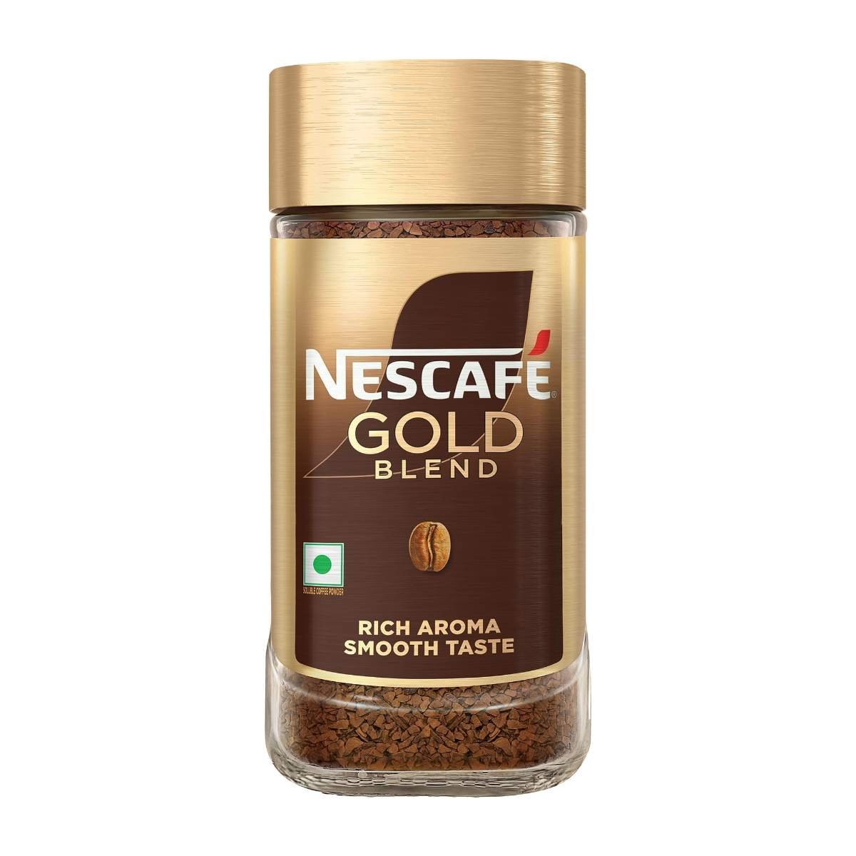 uk71ya7Im66oL-1.jpg NESCAFE Gold Instant Coffee Powder | Premium Imported Coffee | Freeze Dried Rich & Smooth Taste | 185g/200g Jar (Weight may vary upwards) - Fast UK Delivery - Image 1