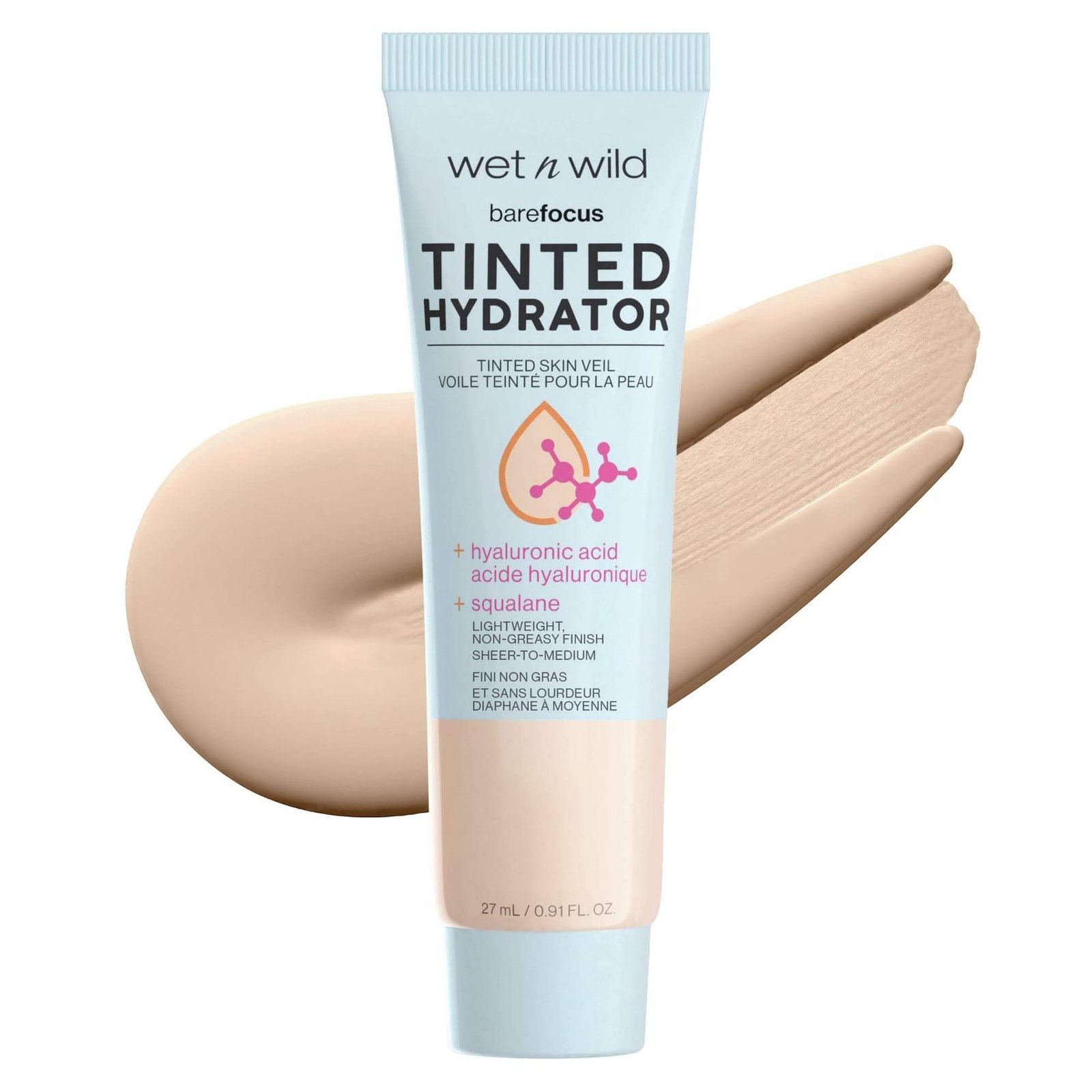 uk71yfuvN-6L-1.jpg Wet n Wild Bare Focus Tinted Hydrator-Light Medium Moisturiser for Glowing Skin, Buildable Sheer-Coverage, Semi-Matte Finish, Hyaluronic Acid & Vegan Squalane Enriched Formula Cruelty Free-27 ml - Fast UK Delivery - Image 1