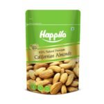 Happilo 100% Natural Premium Californian Almonds,Dried,200g - Fast UK Delivery