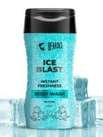 Beardo Ice Blast Body Wash For Men 200ml | Refreshing Menthol Cooling Instant Icy Cool Freshness Body Wash | Shower Gel For Summer Heat | For Skin Dryness - Fast UK Delivery