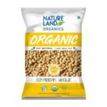 Natureland Organics Soybean Whole 500 Gm - Fast UK Delivery