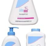 Sebamed Baby Body Lotion 400 ml & Allantoin| Dermatalogically tested| Sensitive skin & Baby Shampoo 500ml|Ph 5.5| Camomile|Natural moisturisers & Baby Powder 400g - Fast UK Delivery