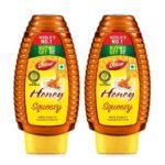 Dabur Honey Squeezy Pack 800g (400gx2, Pack of 2) | 100% Pure | World's No.1 Honey Brand with No Sugar Adulteration - Fast UK Delivery