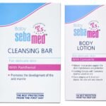 Sebamed Baby Cleansing Bar (150g) & Baby Lotion, 100ml Combo - Fast UK Delivery